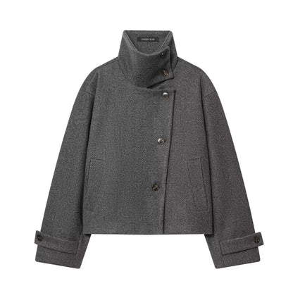 ROSEMARIE FUNNEL COLLAR JACKET