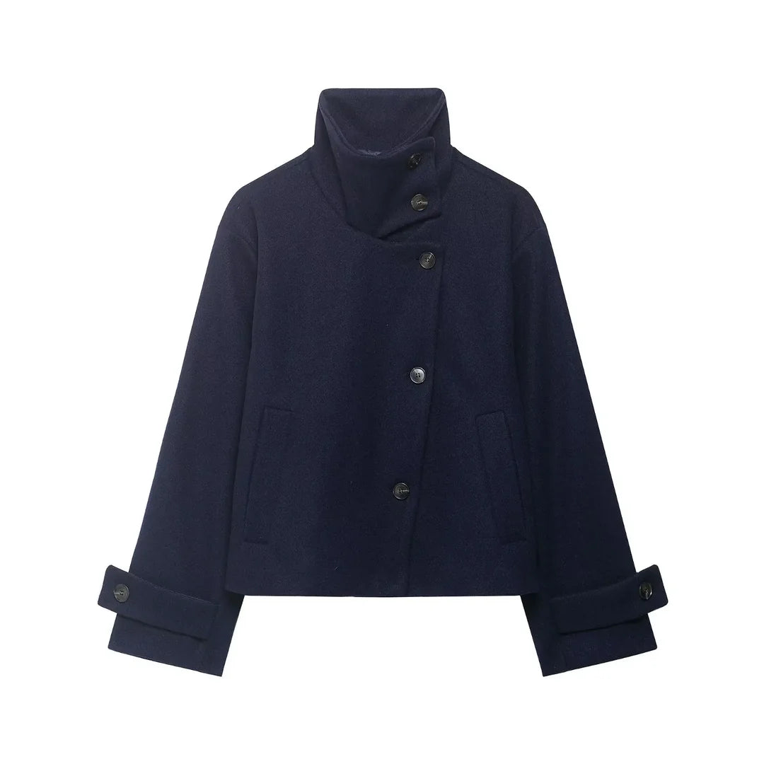 ROSEMARIE FUNNEL COLLAR JACKET