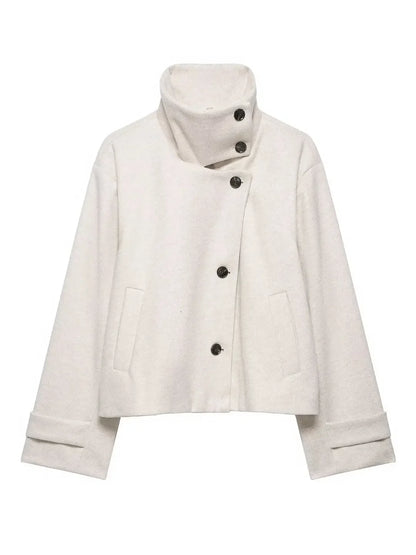 ROSEMARIE FUNNEL COLLAR JACKET