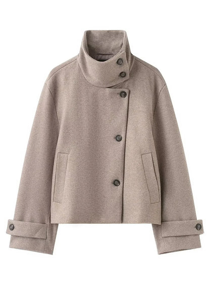ROSEMARIE FUNNEL COLLAR JACKET