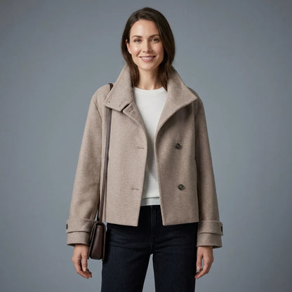 ROSEMARIE FUNNEL COLLAR JACKET